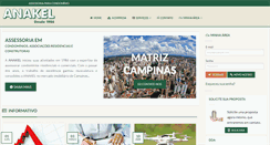 Desktop Screenshot of anakel.com.br