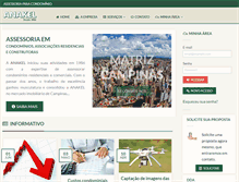 Tablet Screenshot of anakel.com.br